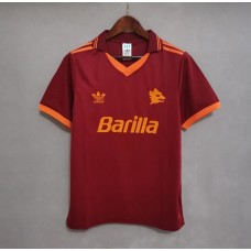 Roma 92/94 Home Red Soccer Jersey